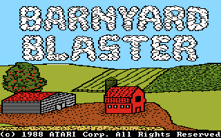 Barnyard Blaster screenshot 4 for Atari 7800